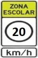 Señal de tránsito a la que se refiere la pregunta
