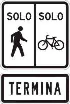 Señal de tránsito a la que se refiere la pregunta