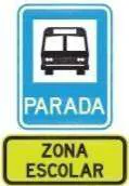 Señal de zona escolar